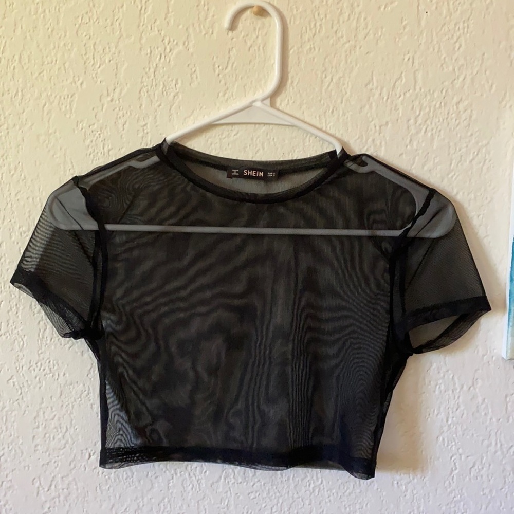 Mesh See Through Top